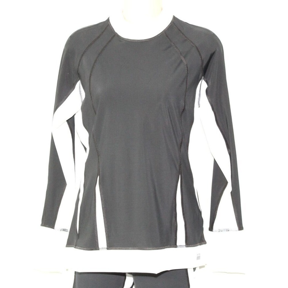 Victoria's Secret VSX Sports Jacket Legging Pants Set Blk Wht Colorblock XS / S - Picture 3 of 14